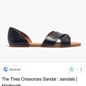 Madewell Thea Crisscross Sandal